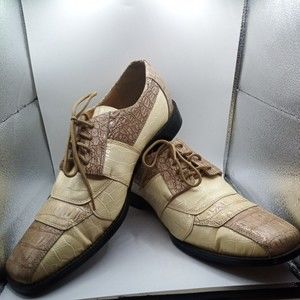 Roberto Chilling Faux Gator Dress Shoes